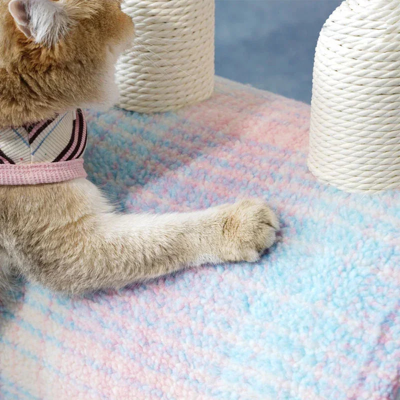 ColorGlow Warm Enclosed Cat Cave Bed