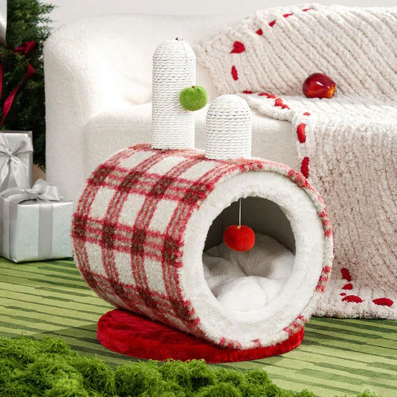 ColorGlow Warm Enclosed Cat Cave Bed