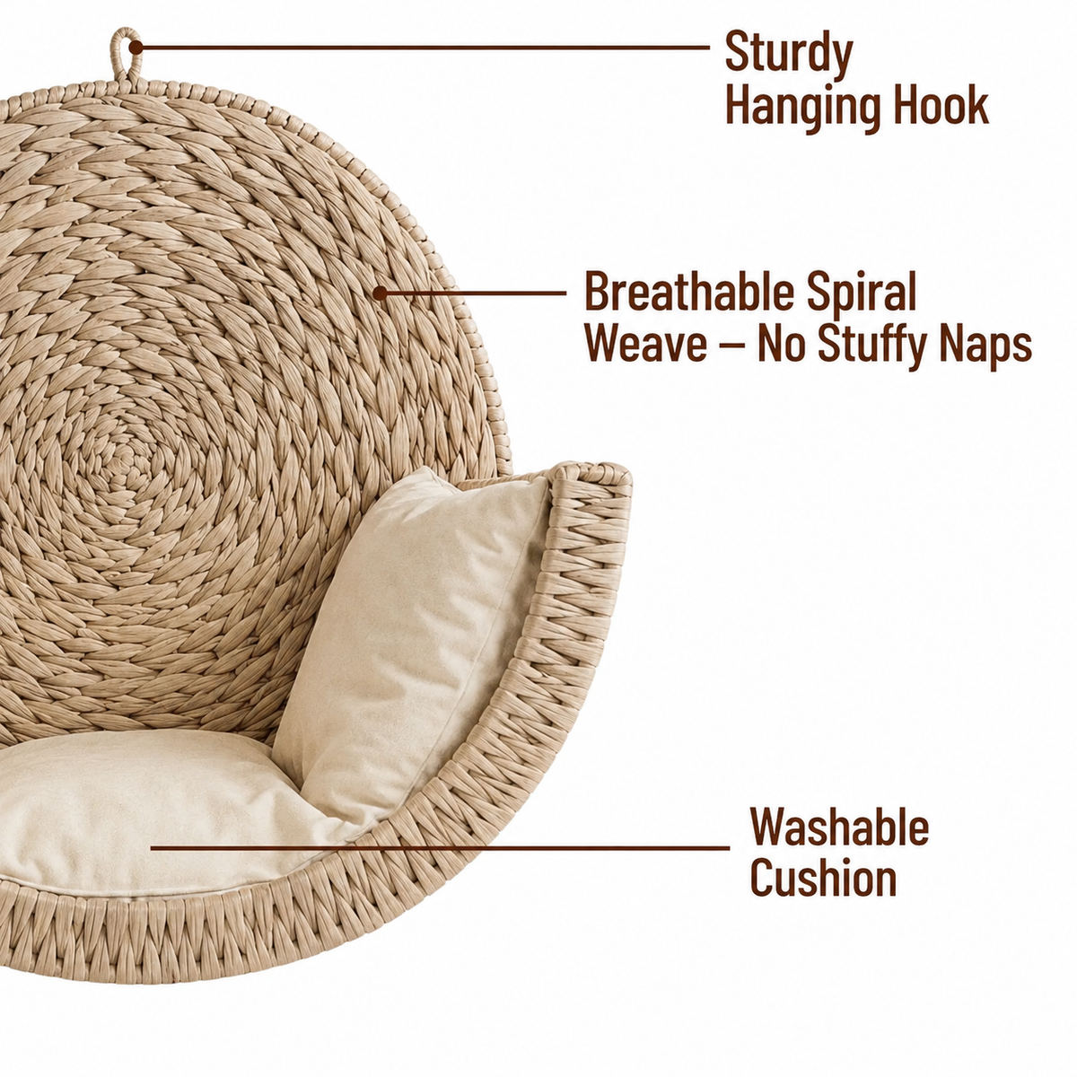PURREST™ Handwoven Cat Bed