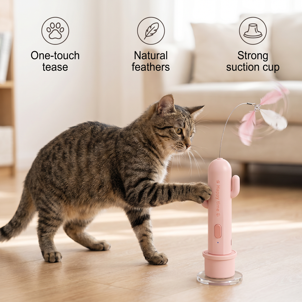 2in1 Automatic Butterfly & Laser Cat Toy