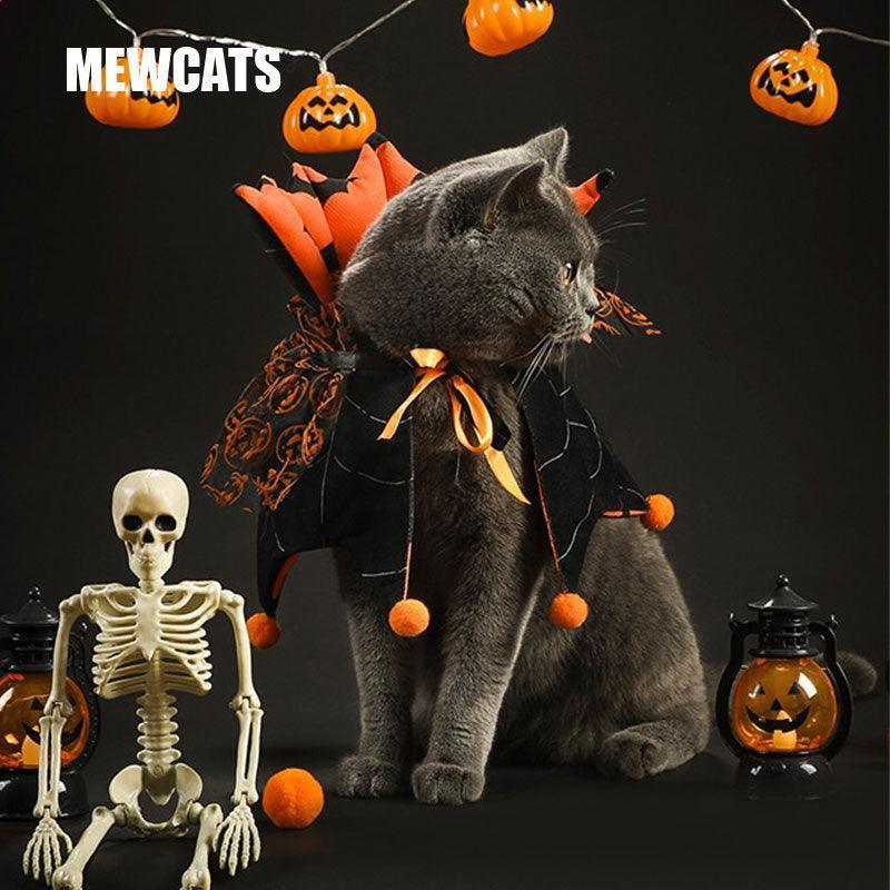 Reversible Halloween Cat Cape 🎃🦇